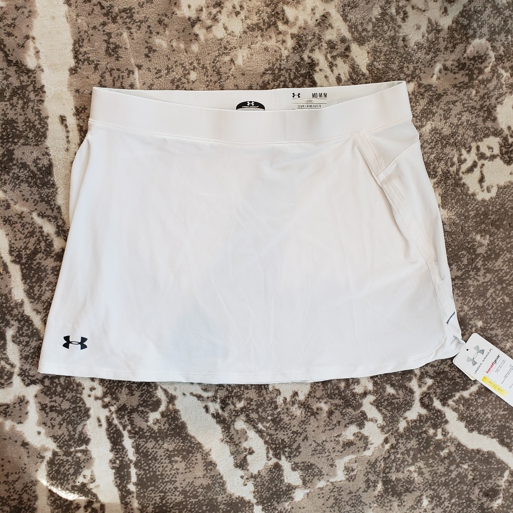 NWT Under Armour Skirt White Womens Medium Loose Fit